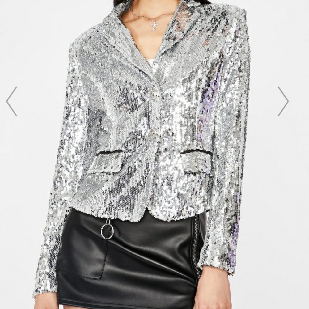 Sequin blazer